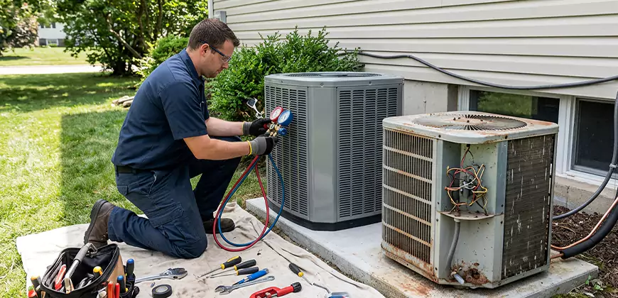 Seasonal AC Checkup in Livonia