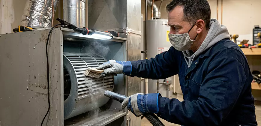 Commercial Vent Decontamination in Livonia
