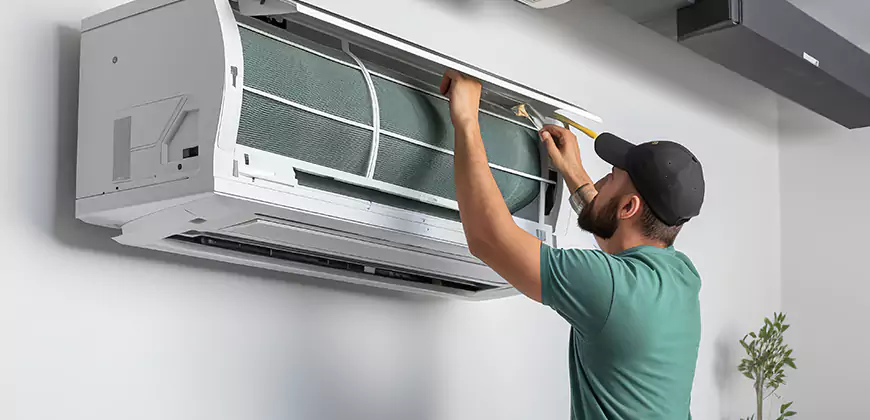 Bathroom and Small Space Ductless Installation in Livonia