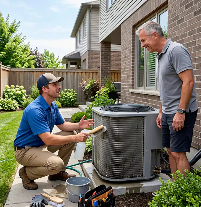 Why Livonia, MI Homeowners Choose Livonia HVAC Contractor for Outdoor AC Unit Cleaning?